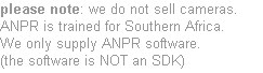ANPR for Southern Africa